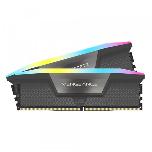 KIT RAM CORSAIR VENGEANCE RGB 64GB (2X32GB) DDR5 6000MHZ (CMH64GX5M2D6000Z40)