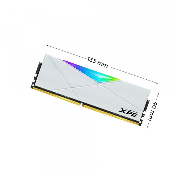 RAM ADATA SPECTRIX D50 16GB (1x16GB) DDR4 3200MHz WHITE RGB