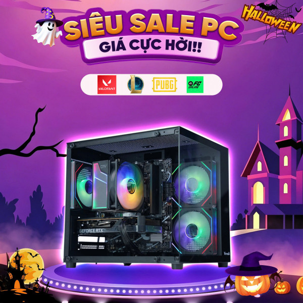[PC HALLOWEEN] Core I5 14400F | RTX 5060 8G | Ram 32G | NVME 512G 