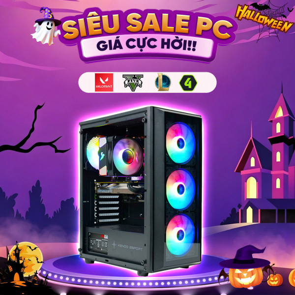 [PC HALLOWEEN] CORE I5 12400F | Ram 16G| GTX 1060 6G| NVME 256G