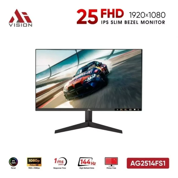 MÀN HÌNH AIVISION AG2514FS (24.5 INCH/ IPS/ FULL HD/ 144HZ/ 1MS)