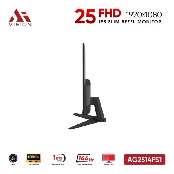 MÀN HÌNH AIVISION AG2514FS (24.5 INCH/ IPS/ FULL HD/ 144HZ/ 1MS)