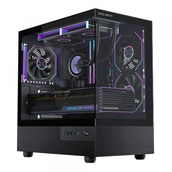 VỎ CASE KENOO ESPORT MK360 MÀU ĐEN (MINI TOWER/ M-ATX)