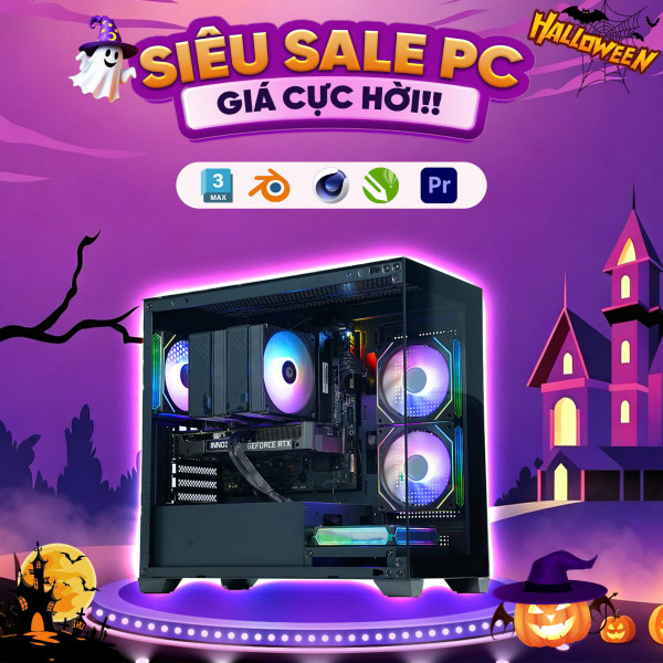 [PC HALLOWEEN] Ryzen 7 7800X3D |  RTX 5060 TI 16G | Ram 32G | NVME 500GB