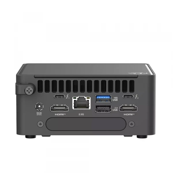 MÁY TÍNH ĐỂ BÀN(mPC) ASUS NUC15CRH/Core 5-210H/8GB DDR5-5600/512G SSD Gen 4/2xHDMI/2xTHUNDERBOLT/WIFI7 BE202/RJ45/W11H/VESA/ĐEN(RNUC15CRHC5053A2)