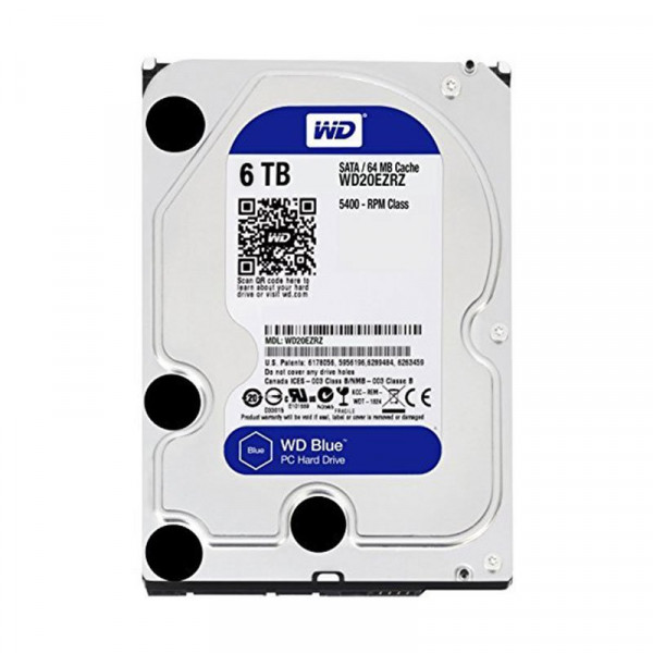 Ổ cứng HDD WD Blue 6TB/5400RPM SATA 3 256MB Cache