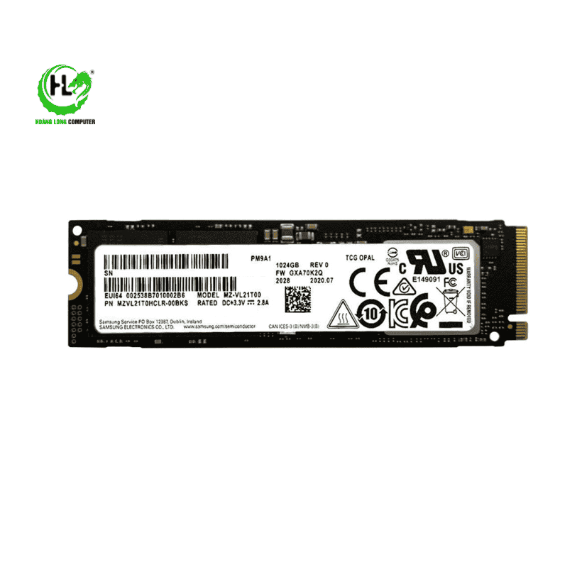 Ổ cứng SSD M2-PCIe 1TB Samsung PM9A1 NVMe 2280 (OEM Samsung 980 PRO)