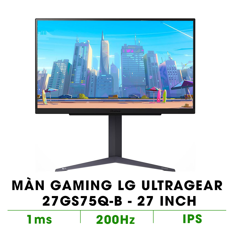 Màn Hình Gaming LG UltraGear 27GS75Q-B (27 inch - IPS - 2K - 200Hz - 1ms)