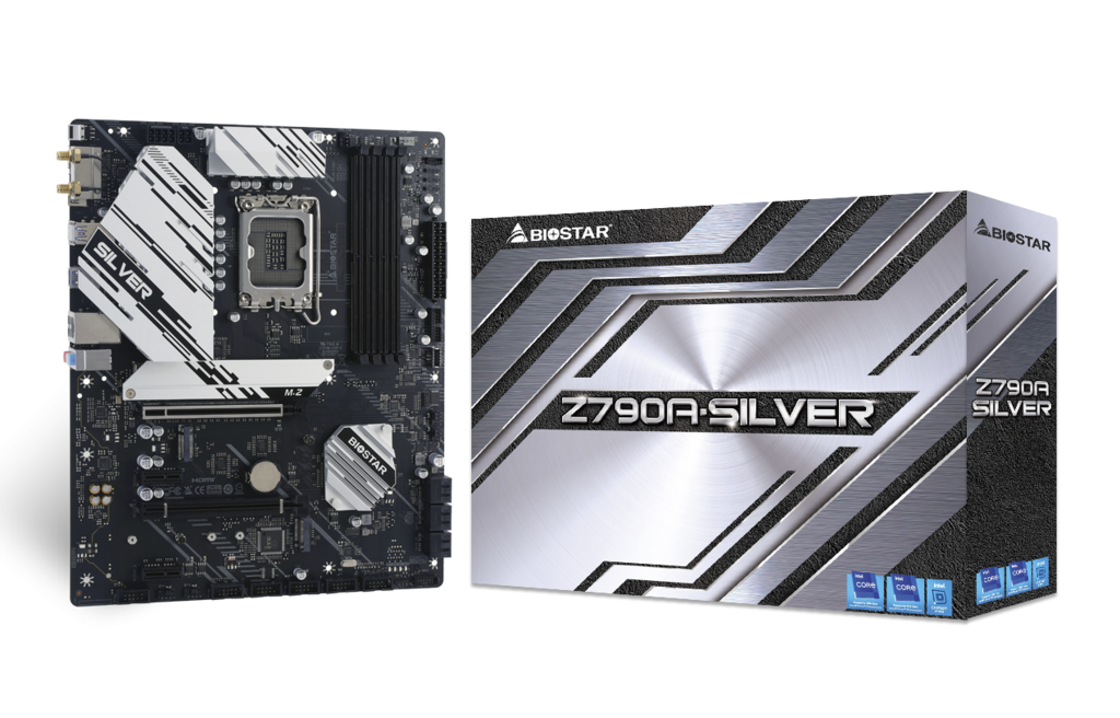 MAIN BIOSTAR Z790A SILVER DDR5 (INTEL Z790, SOCKET 1700, ATX, 4 KHE RAM DDR5, WIFI + BLUETOOTH)