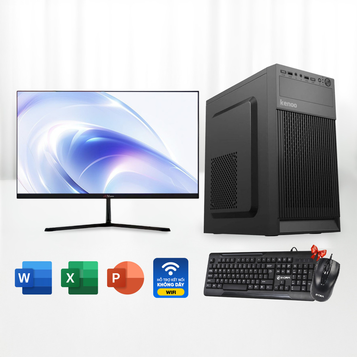 PC Văn Phòng CORE I5 8400 |RAM 8G| NVME 256G |Màn 22 inch | WIFI