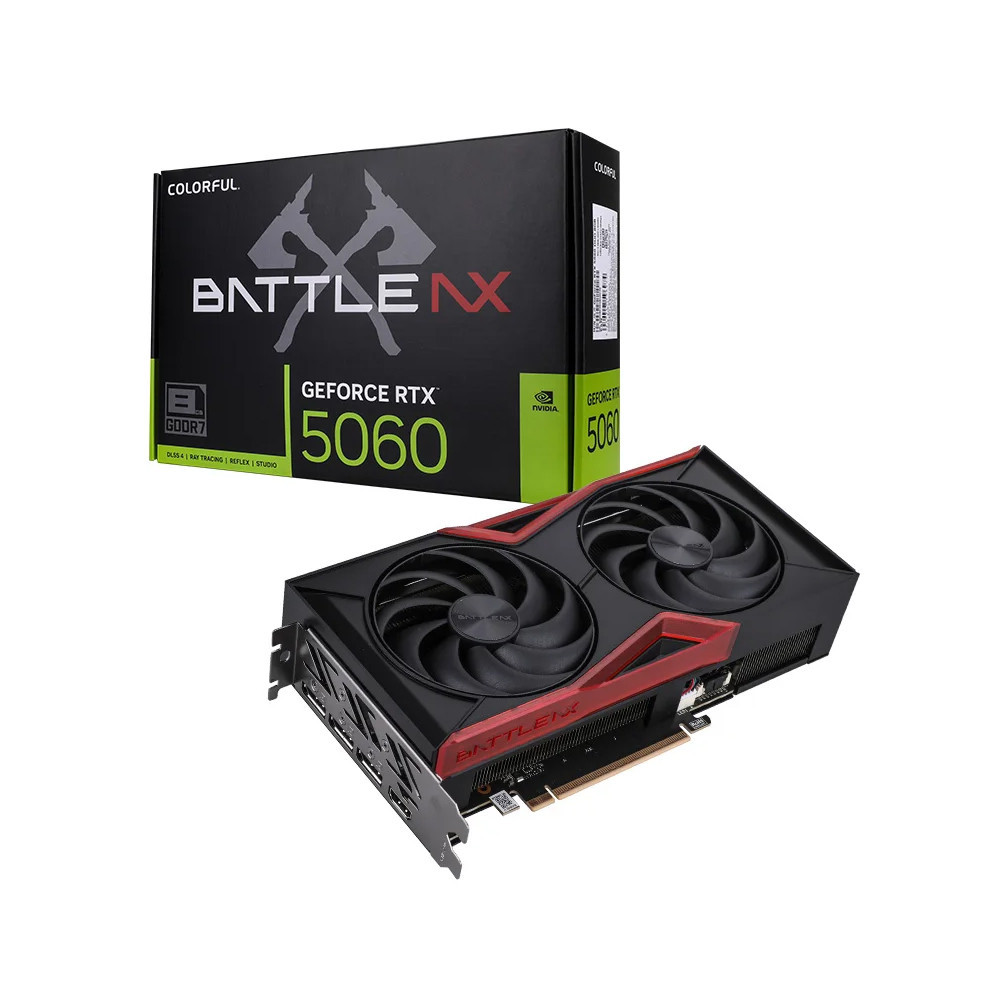 VGA COLORFUL NVIDIA GEFORCE RTX 5060 BATTLE AX DUO 8GB-V GDDR7
