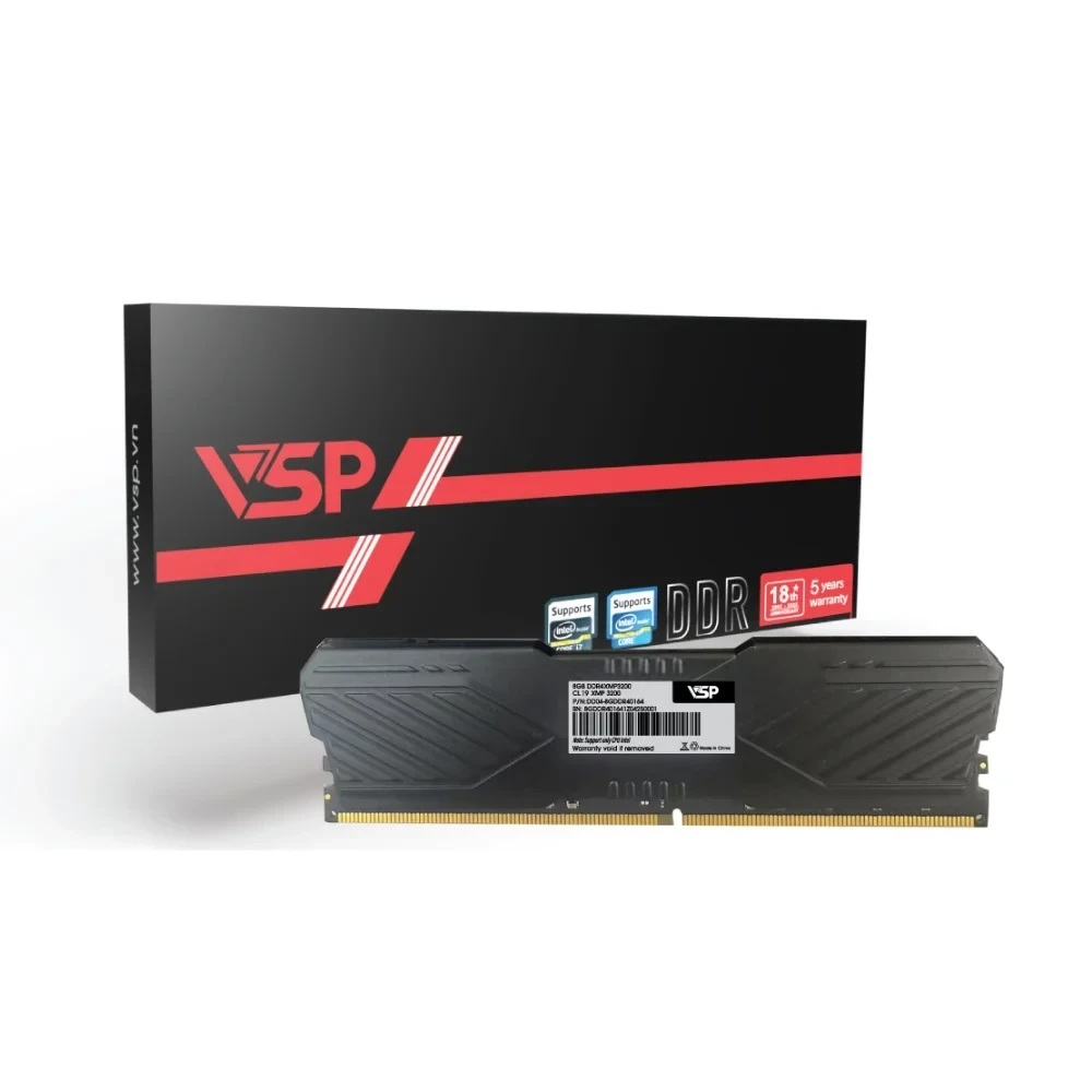 RAM VSP 8GB (1x8GB) BUS 3200MHZ DDR4 CL22 TẢN (DDR4-8GNDDR0188)